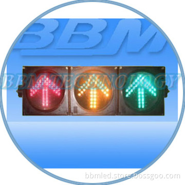 200mm Red Green Yellow Arrow Traffic Signal Lights of Small Lens